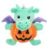 Thrills & Chills Pumpkin Plush Dragon Dog Toy