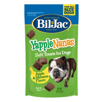 Bil-Jac YappleNanas All Life Stages Training Dog Treats - Apple & Banana Flavor 4 oz