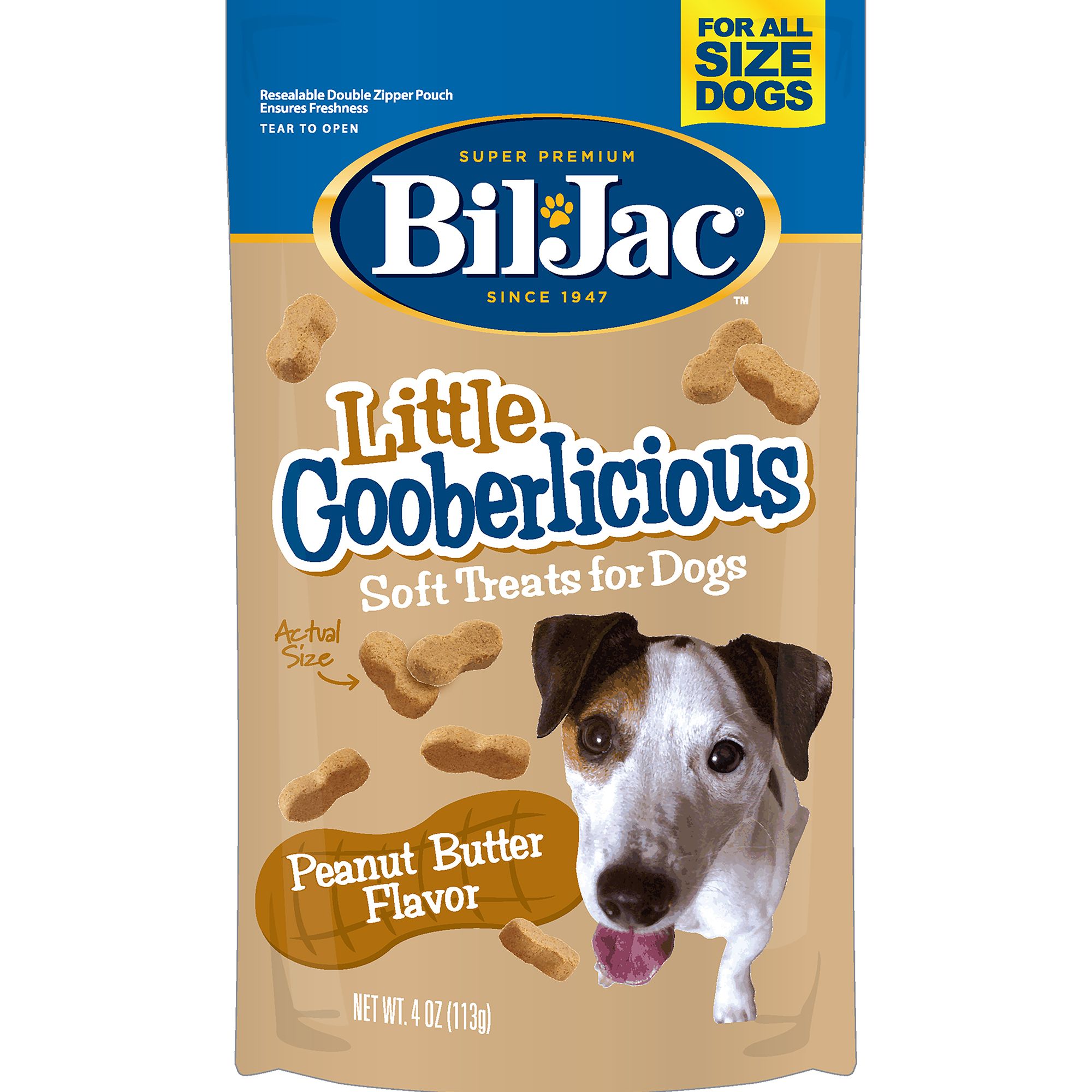 Bil-Jac® Gooberlicious All Life Stages Training Dog Treats - Peanut Butter Flavored