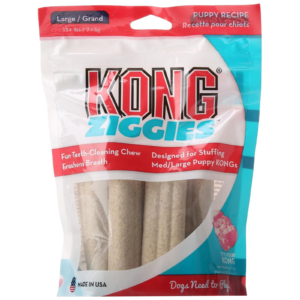 Kong Puppy Stuff'n Ziggies Large Dog Treat, 8 oz